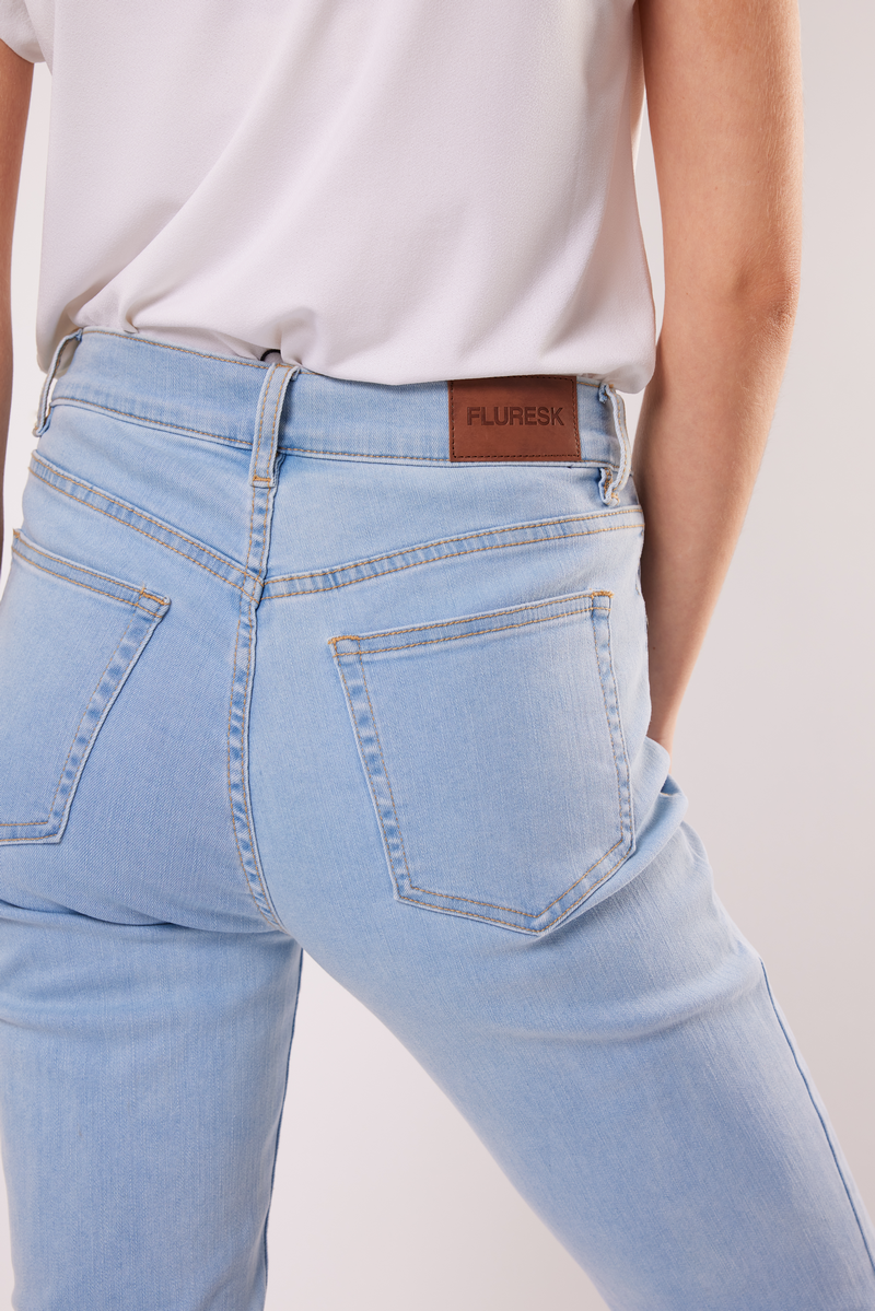Katie straight leg jeans | Lichtblauw