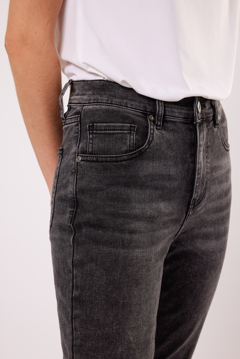 Katie straight leg jeans | Antraciet