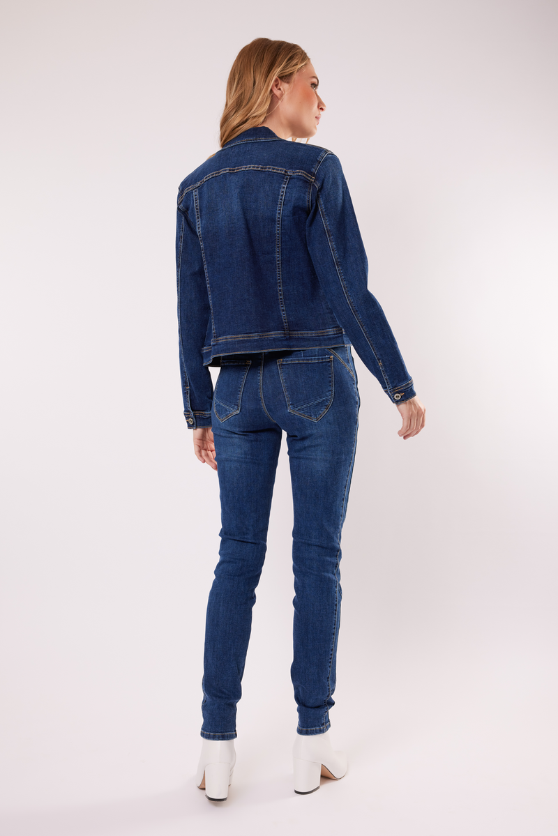 Lyza denim jacket | Indigo