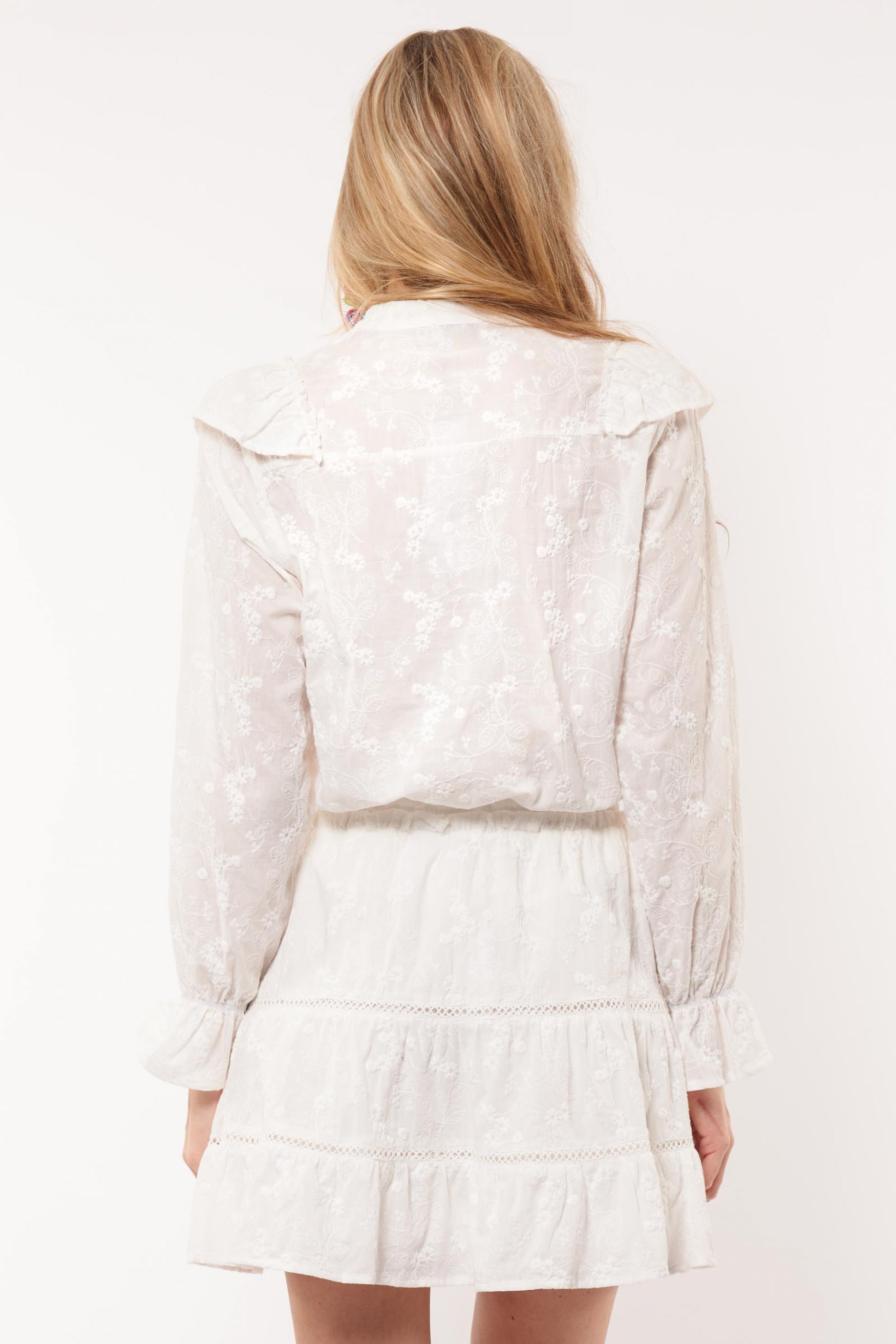Floriana blouse | Offwhite/Ecru