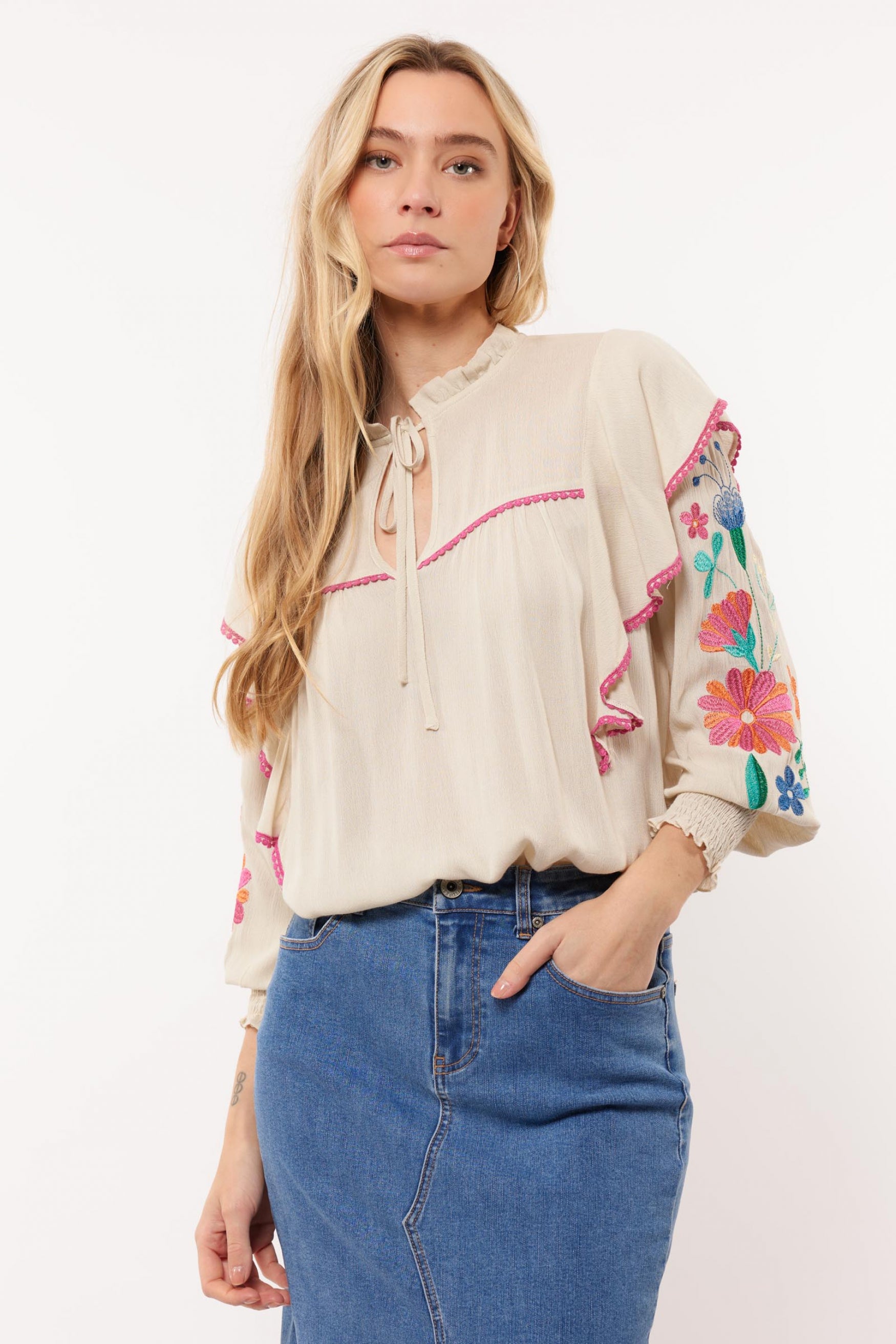 Kennedy top | Sand