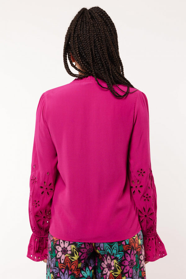 Addiena blouse | Fel roze