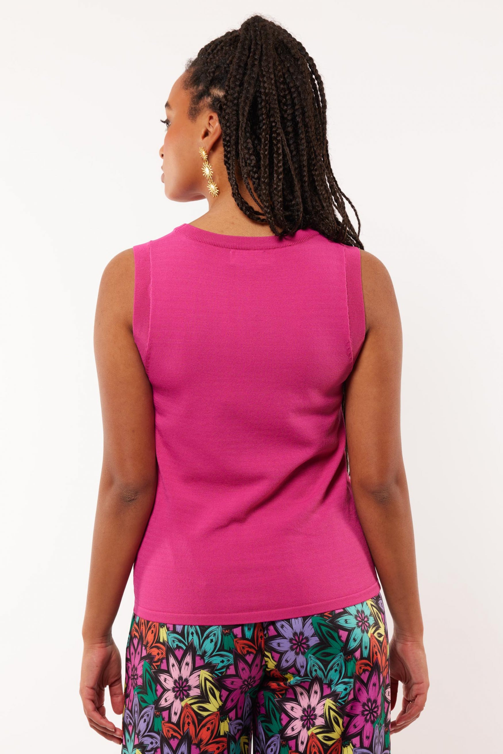 Polly top | Bright Pink