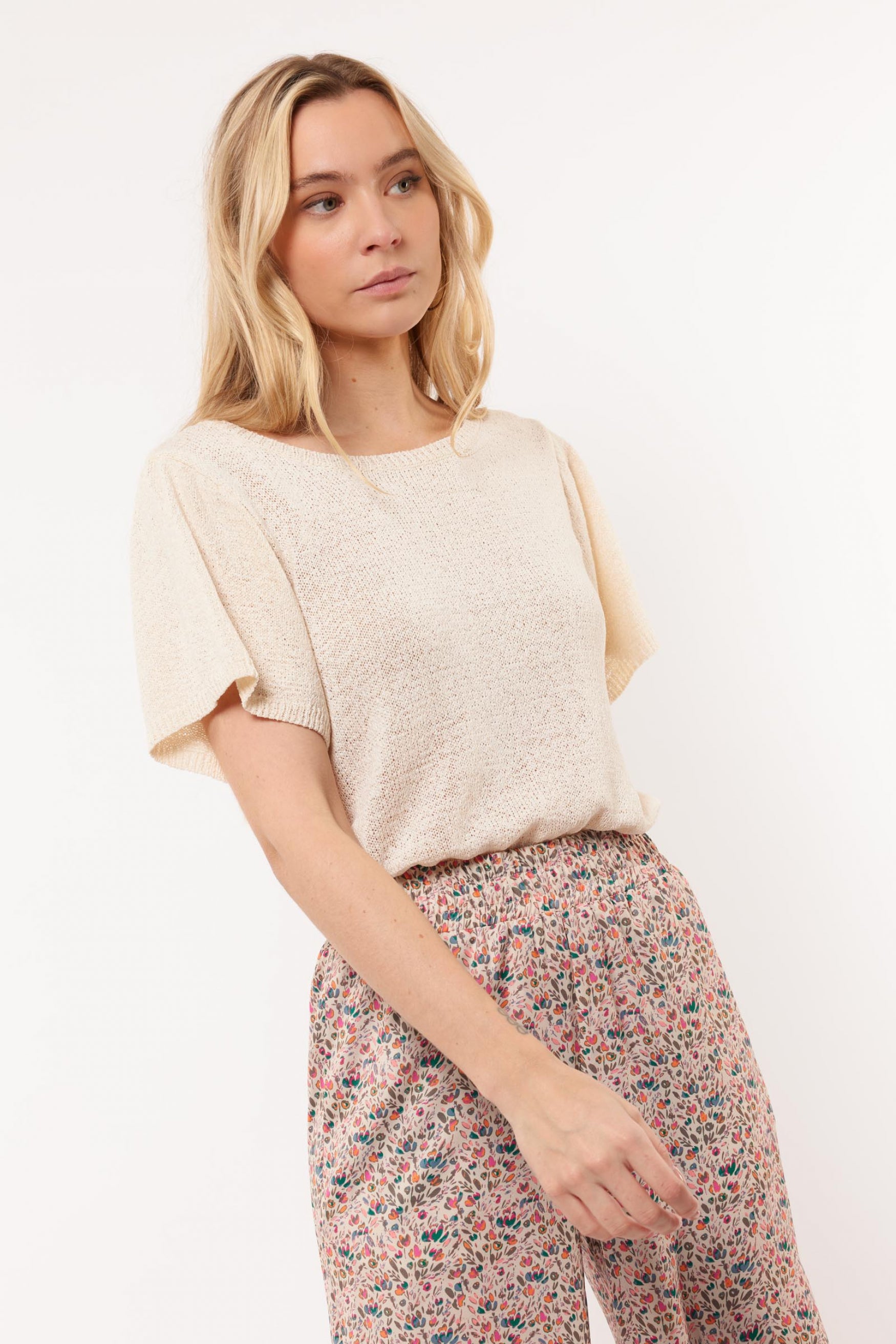 Blossom top | Ecru