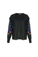 Kina blouse | Zwart