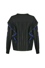 Kina blouse | Zwart