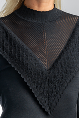Jasmin trui | Zwart