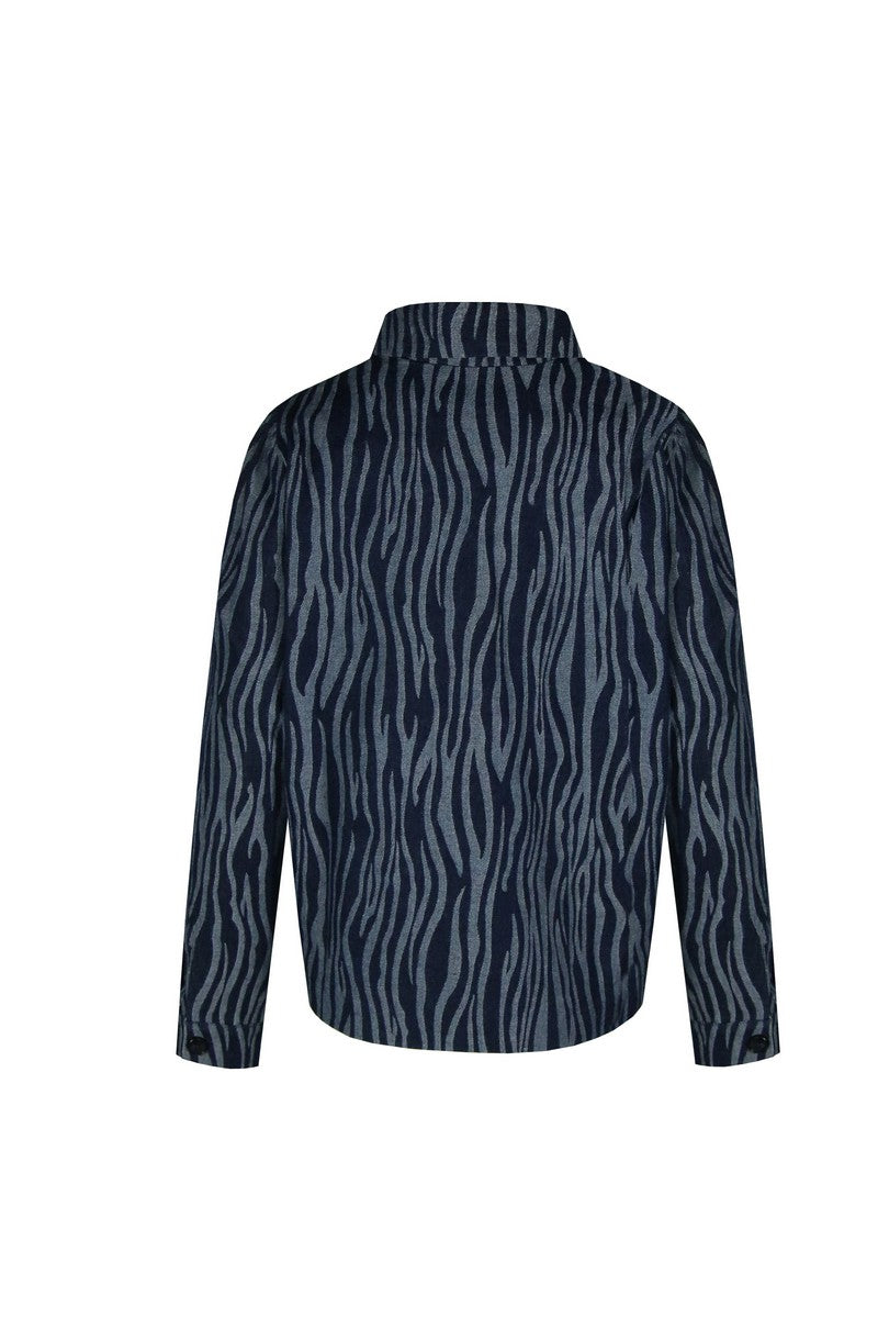 Lunia jacket | Marineblauw/Donkergrijs