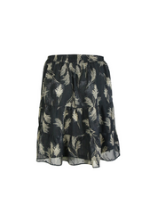 Caro rok | Zwart/Kiezel