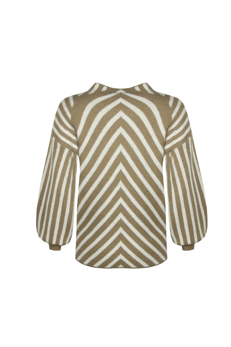 Sue trui | Latte/Roomwit