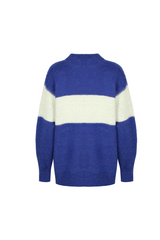 Dezzy trui | Roomwit/Koningsblauw