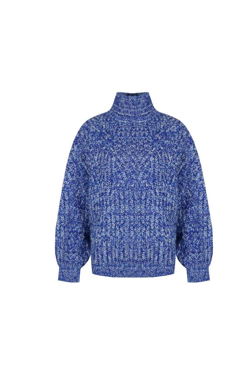 Raffi trui | Koningsblauw/Helderblauw