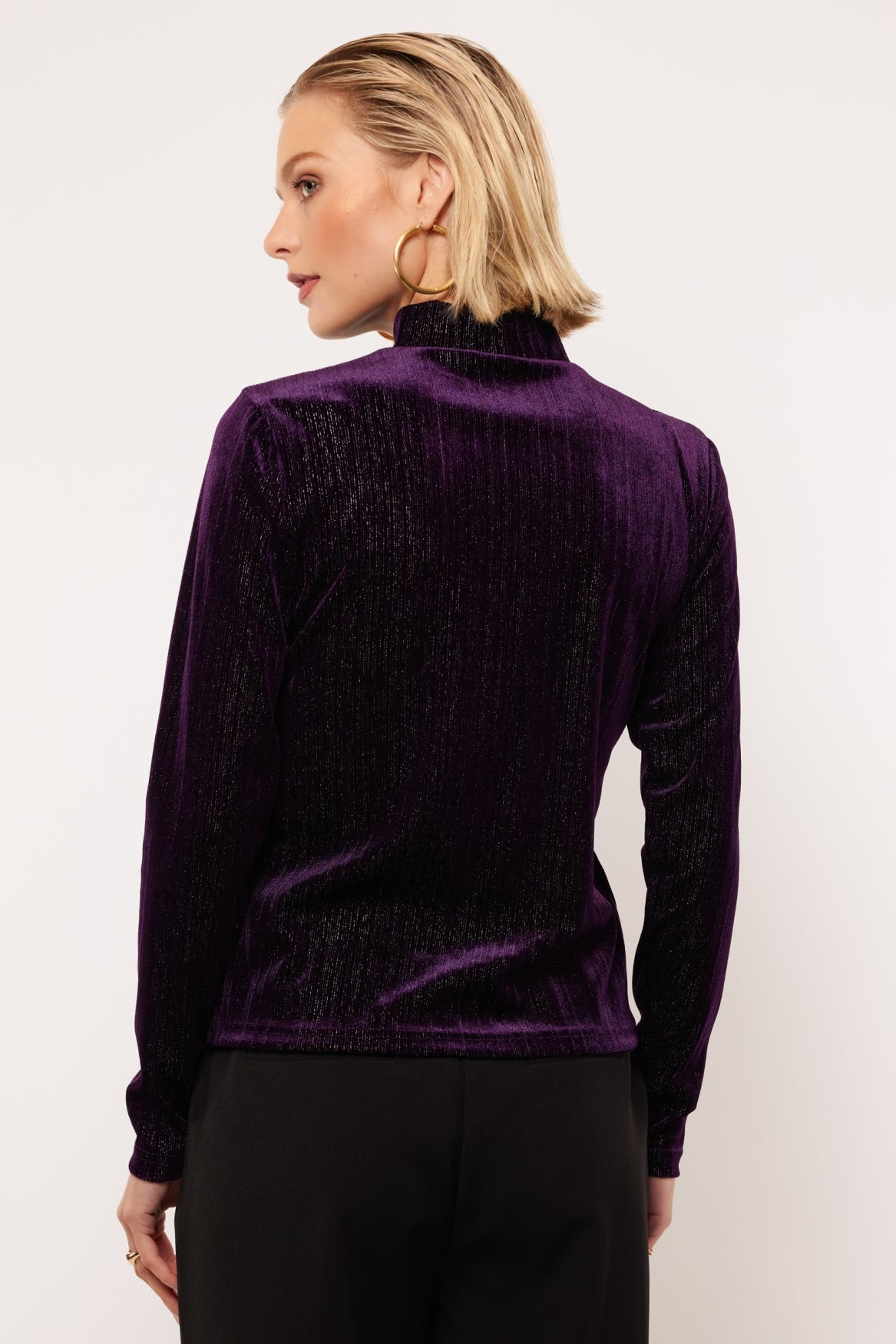 Mavis top | Grape Purple