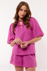 Solina top | Grass Purple