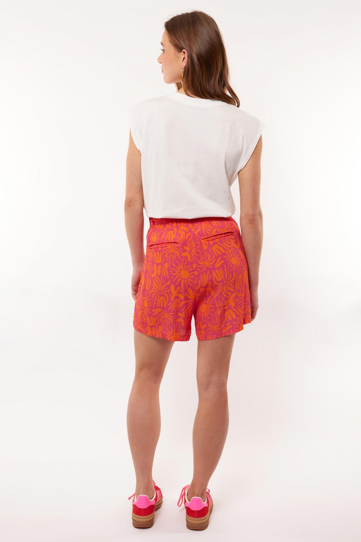 Lorelay shorts | Beets Purple/Fireworks Orange