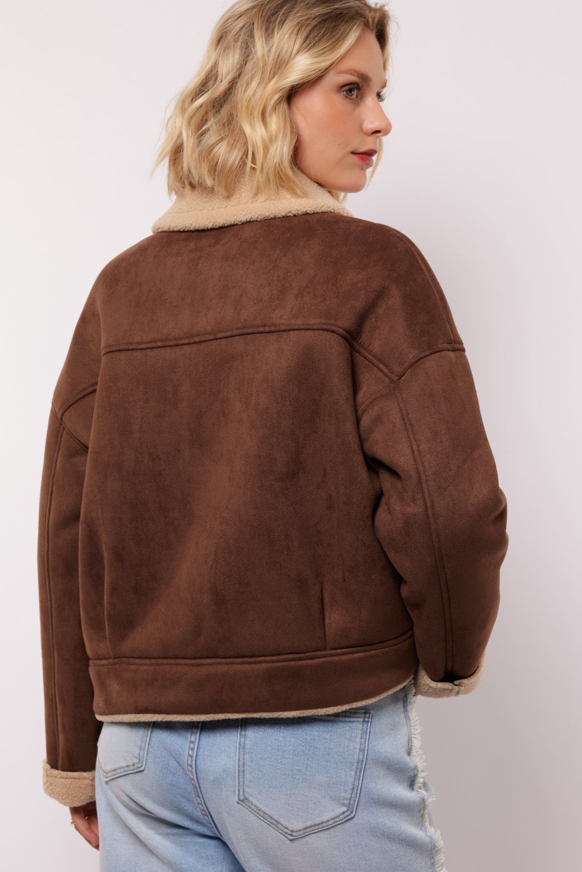 Taressa jacket | Mocha Brown/Sand