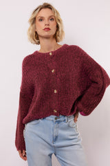 Kalista vest | Fresh Raspberry/Mocha brown