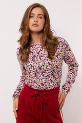 Eden top | Black/Rhubarb