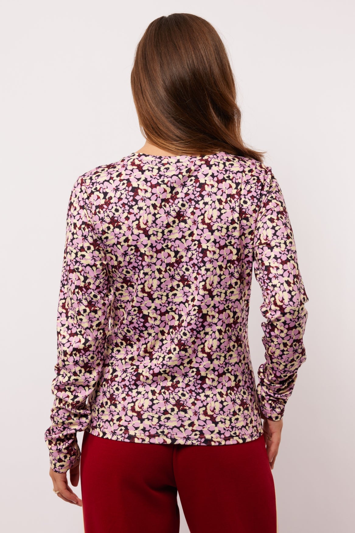 Eden top | Black/Rhubarb