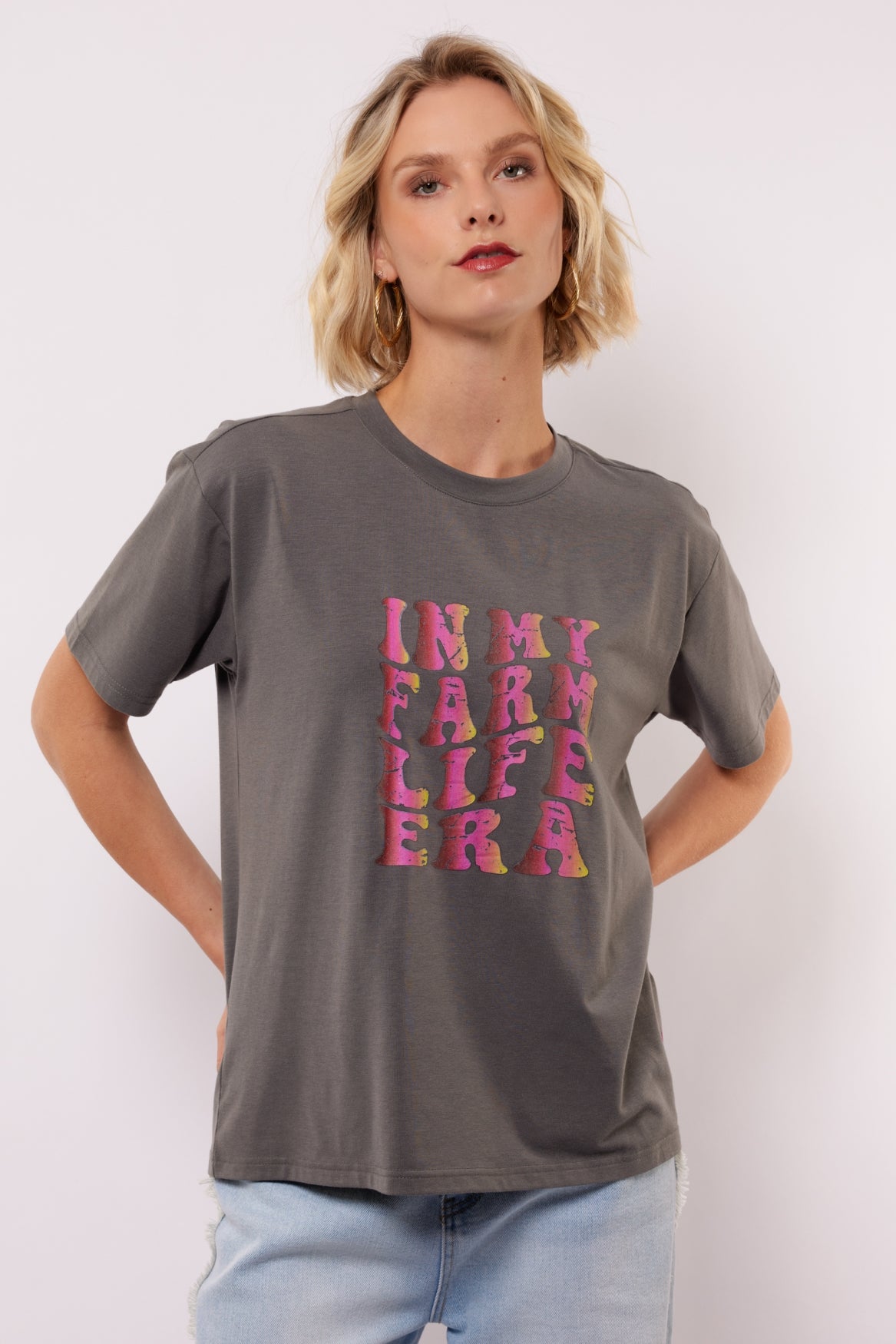 Nerina T-shirt | Gray