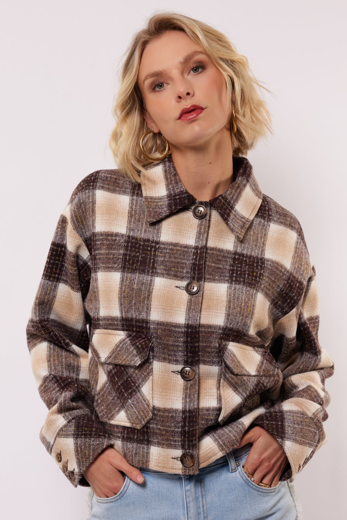 Carissa jacket | Mocha Brown