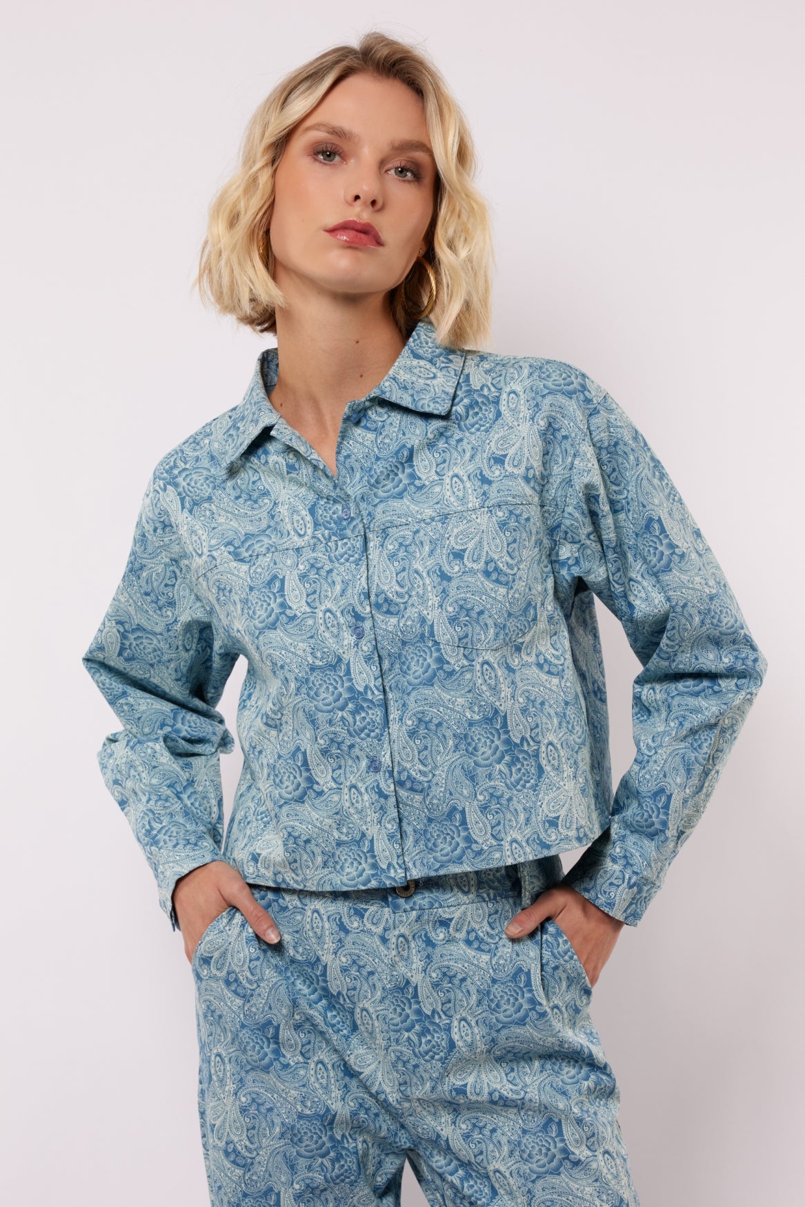 Dariel jacket | Trypan Blue