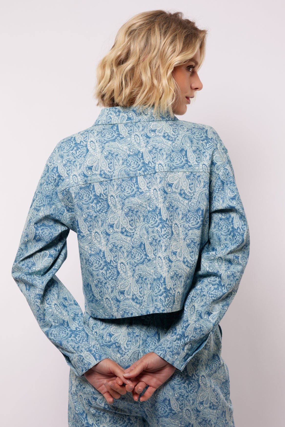 Dariel jacket | Trypan Blue