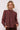 Rhodes top | Mocha Brown/Fresh Raspberry