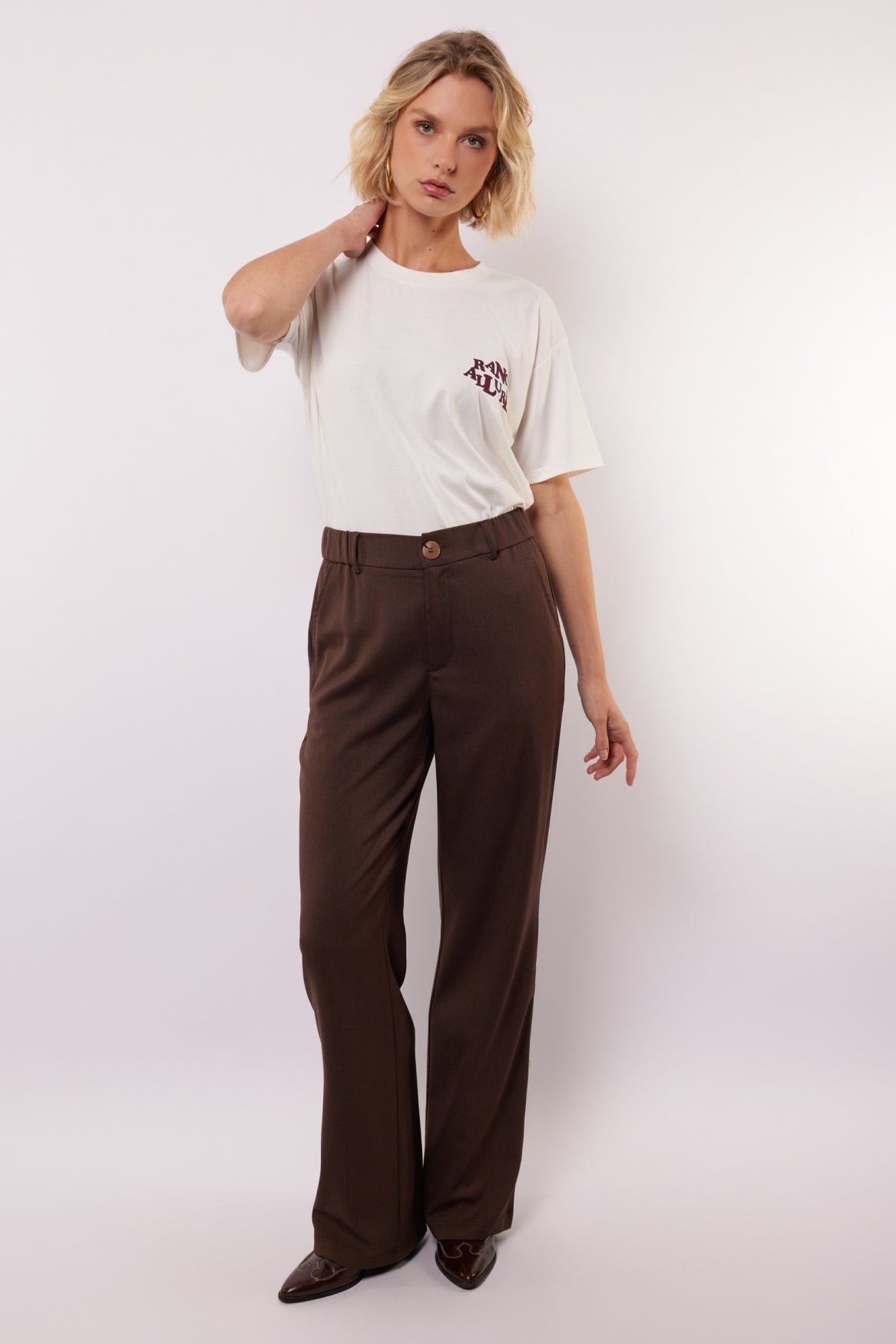 Anthea broek | Mocha Brown
