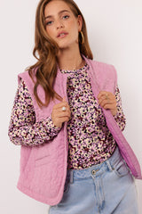 Mealis gilet | Dusty Mauve