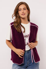 Roswyn gilet | Dark Purple