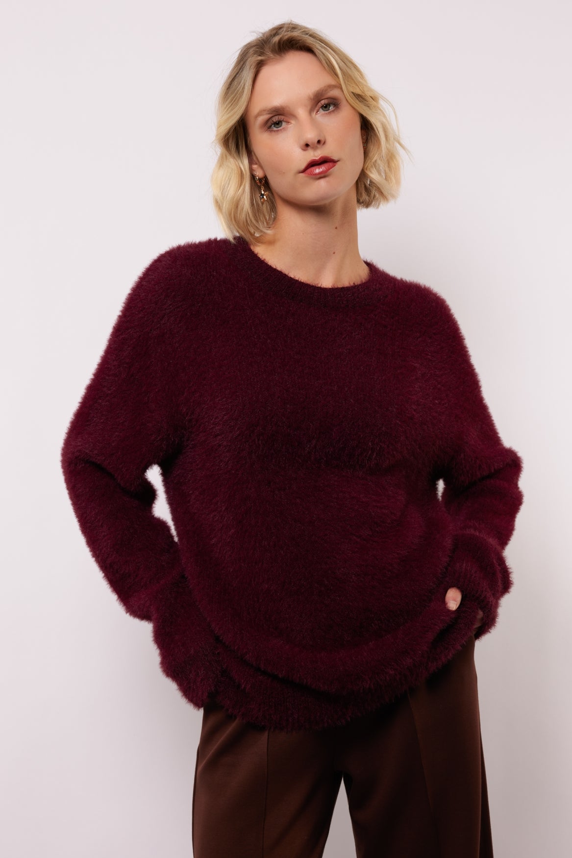 Islene trui | Wine Red