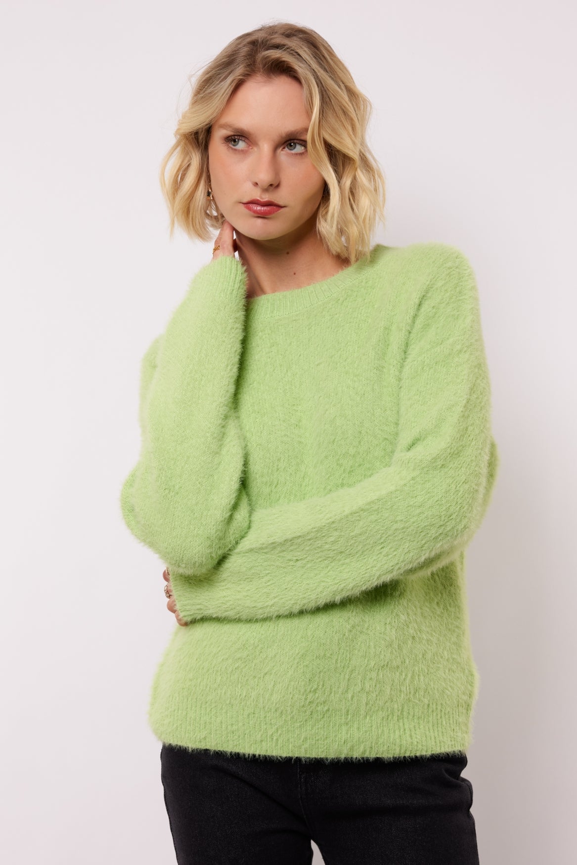 Islene trui | Matcha Green