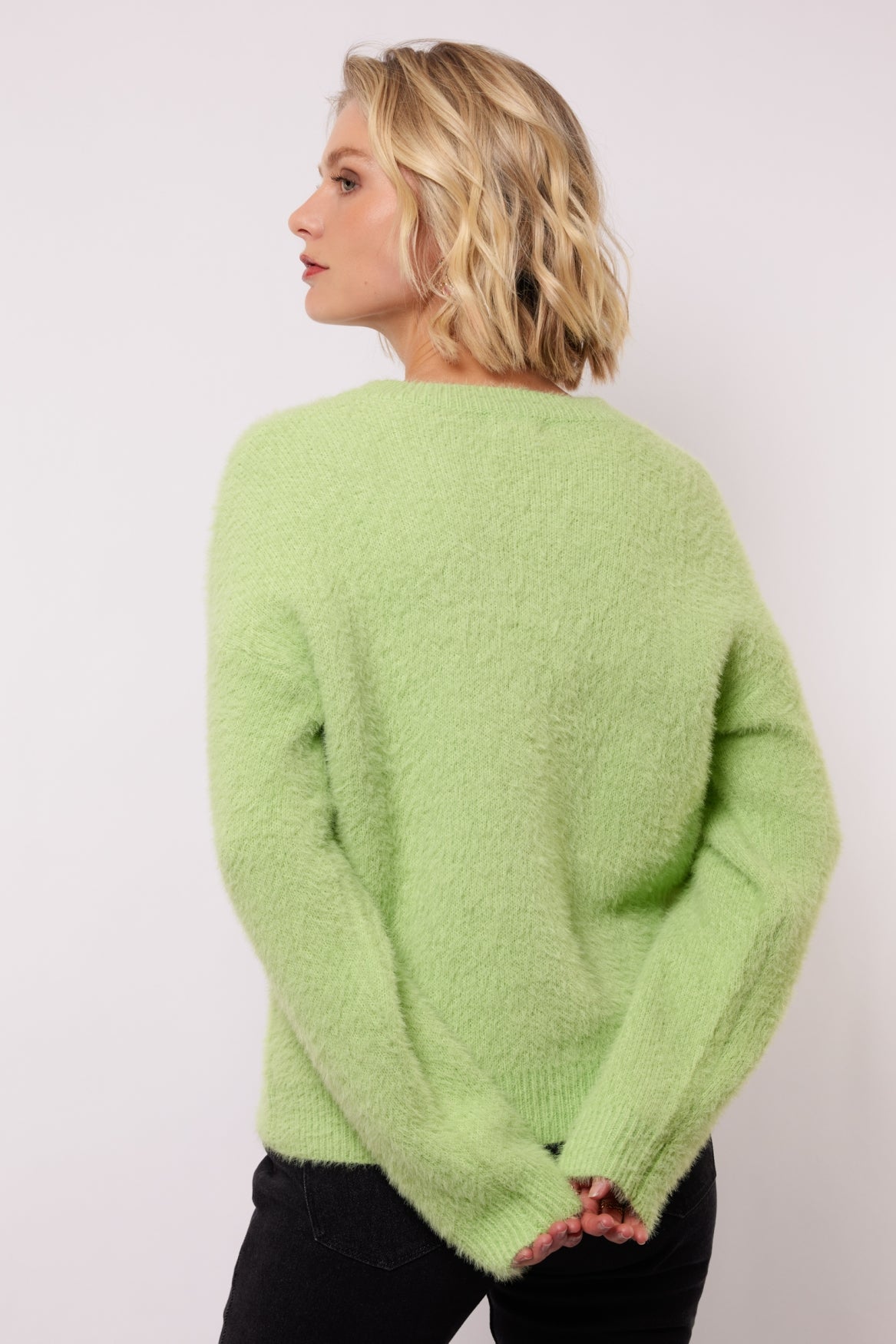 Islene trui | Matcha Green
