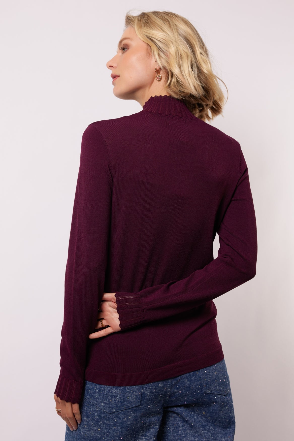 Calyx trui | Wine Red
