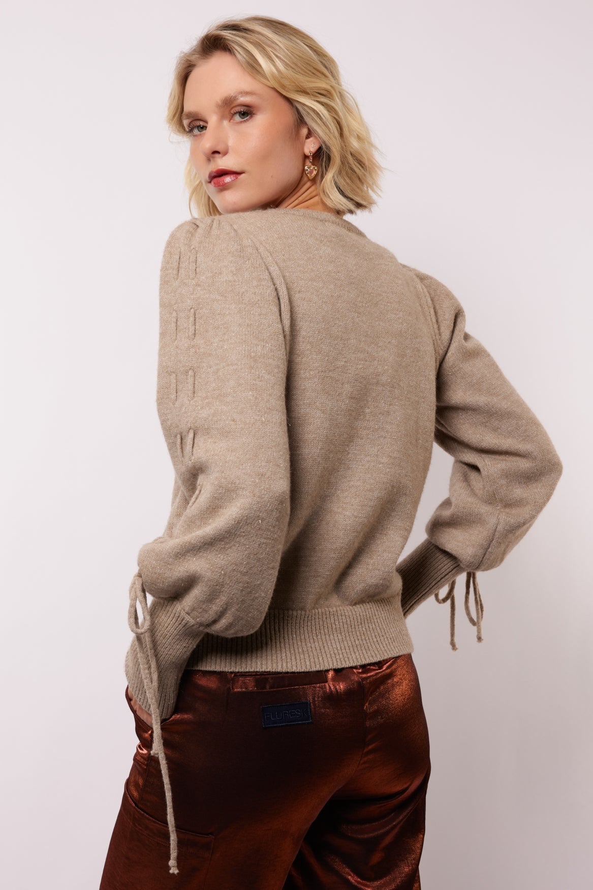 Scottie trui | Warm Taupe