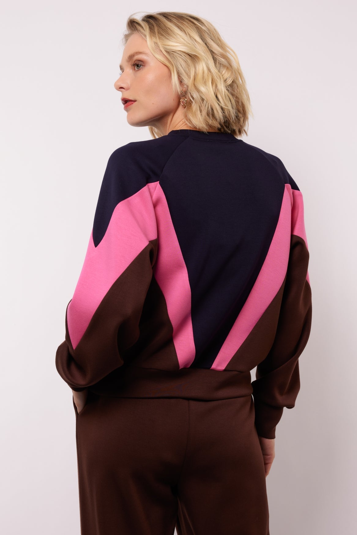 Raya sweater | Midnight Blue/Rum Raisan