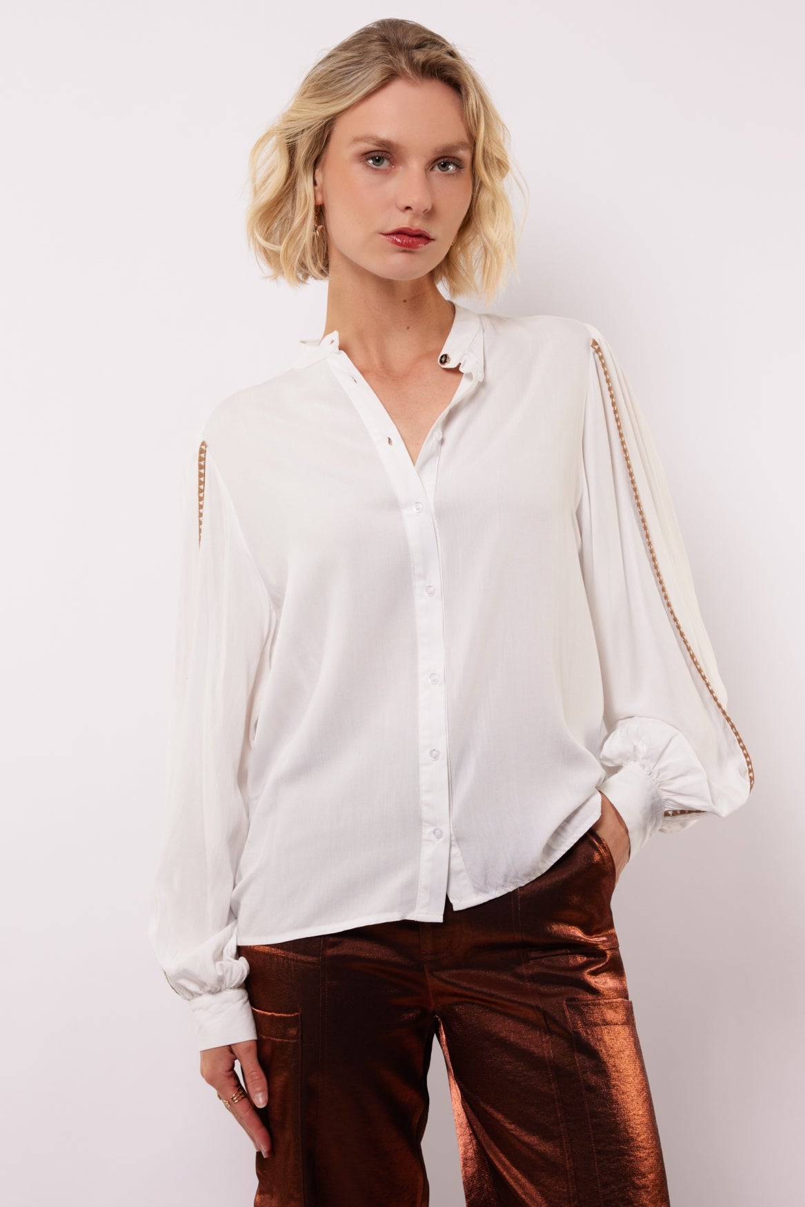 Nooraya blouse | Offwhite