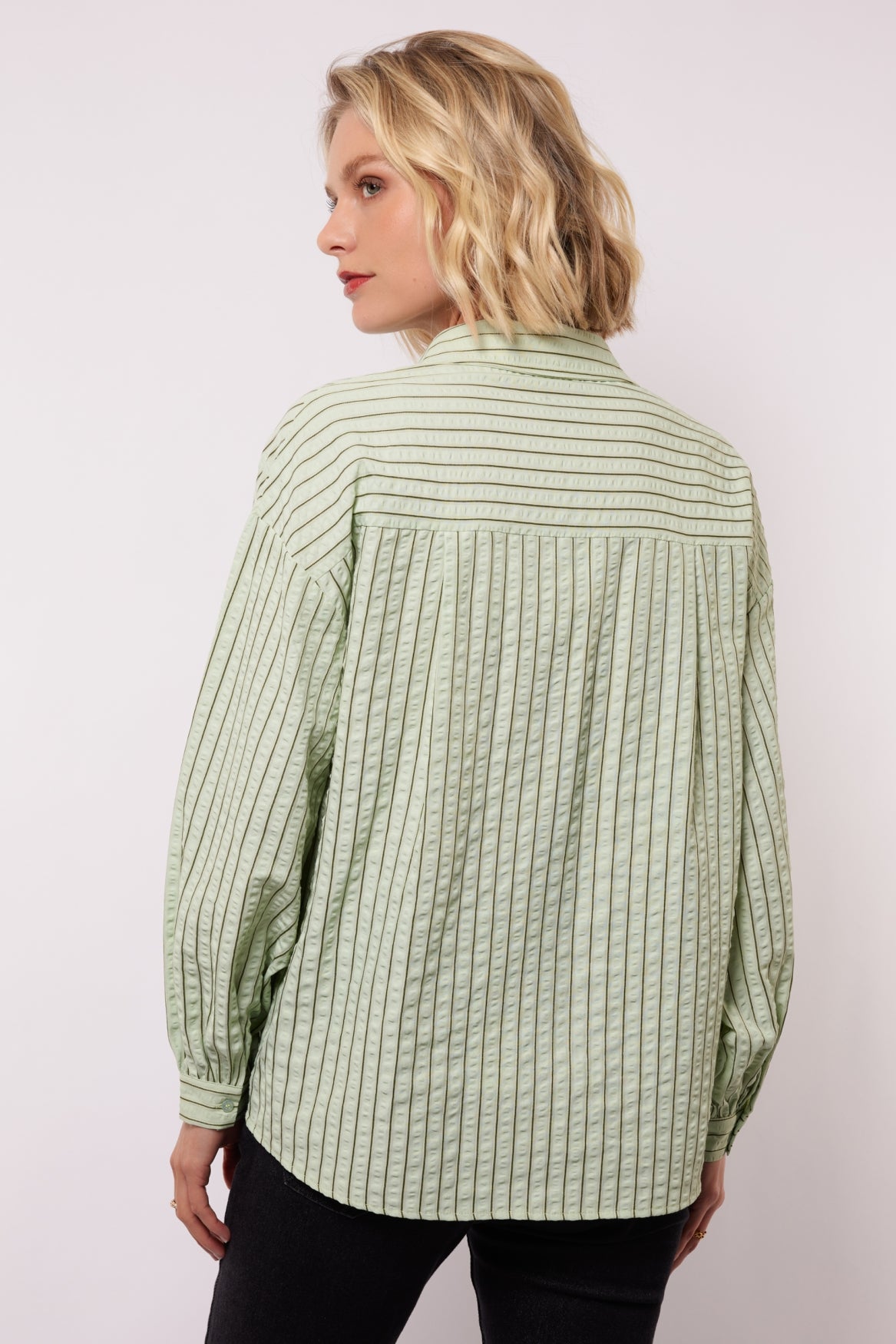 Denise blouse | Matcha Green