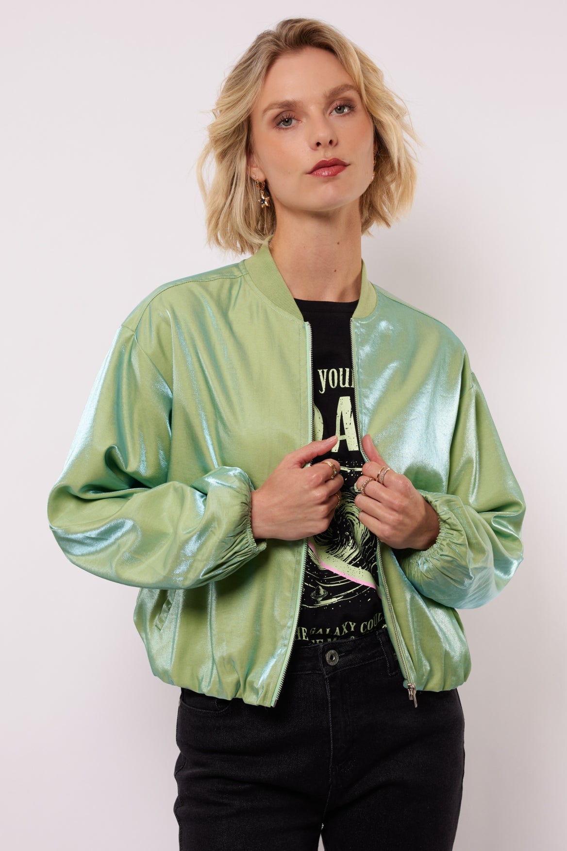 Thirza jacket | Matcha Green