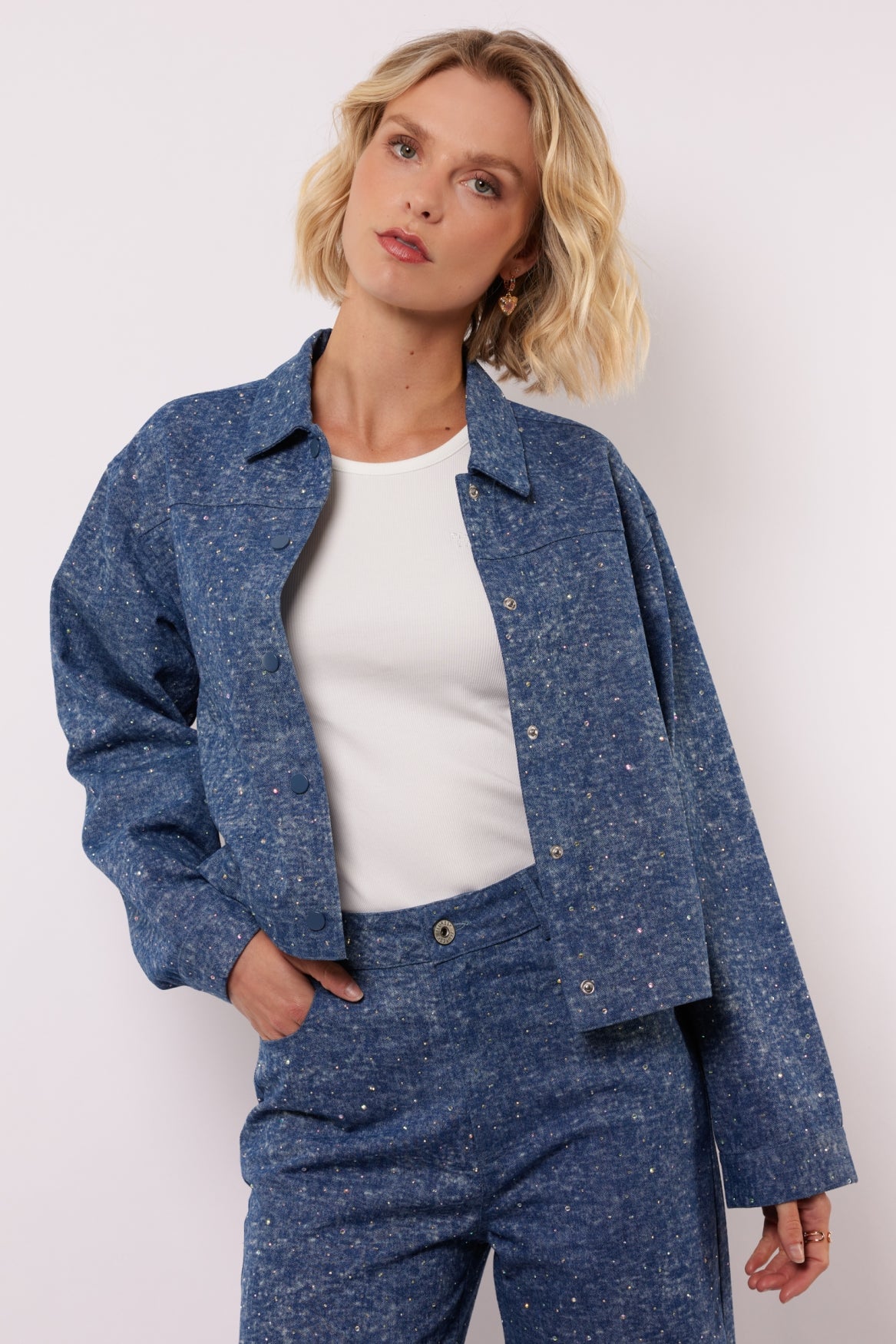 Lucy jacket | Denim Dark Blue