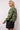 Kalista top | Black/Matcha Green