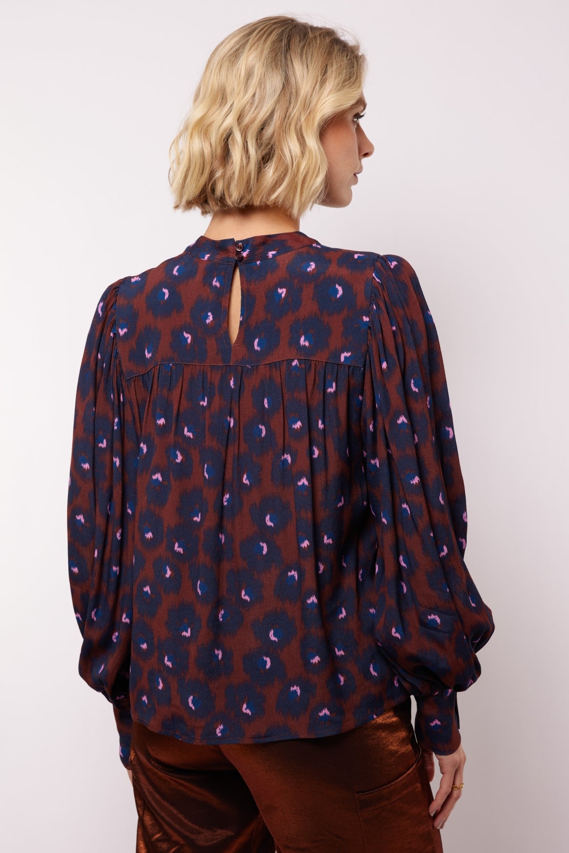 Kalista top | Rum Raisan/Midnight Blue