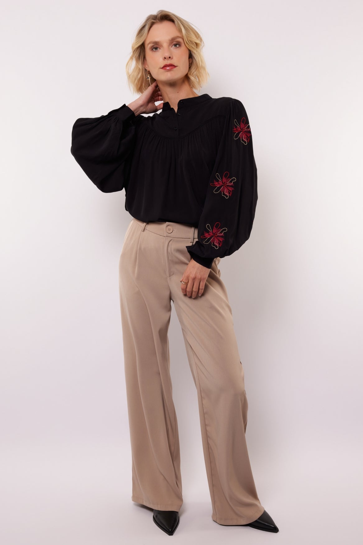 Zaira broek | Warm Taupe