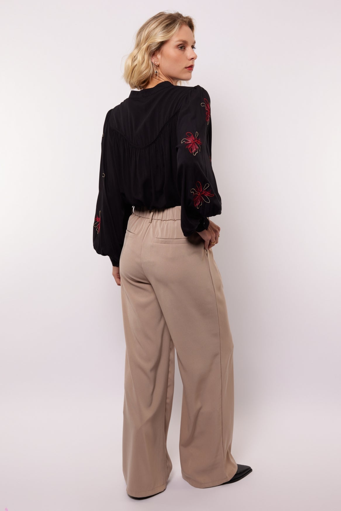 Zaira broek | Warm Taupe