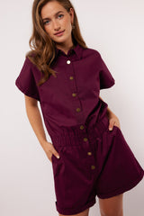 Hanna playsuit | Deep Purple