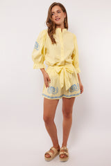 Saine short | Sunbeam Yellow/Persian Jewel