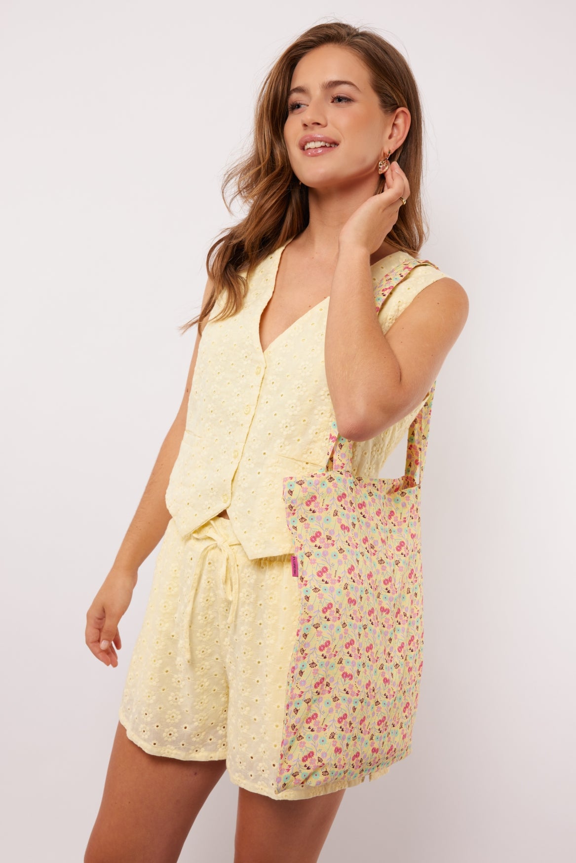Hally tas | Sunbeam Yellow/Piggy Pink