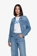 Mena jacket | Denim Mid Blue