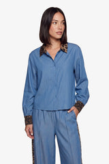 Dyna blouse | Celestial Blue